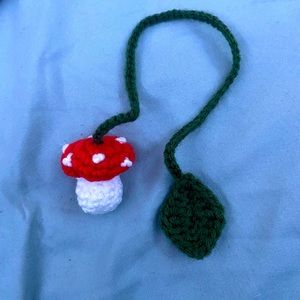Crochet mushroom bookmark 🍄🍄